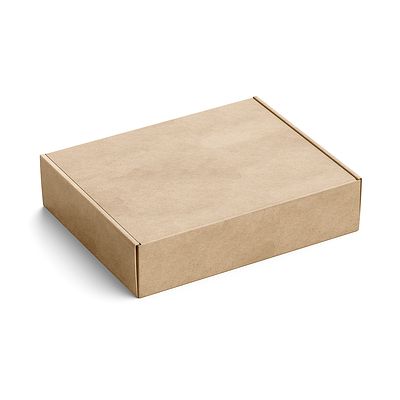Boîte mailer en kraft avec impression sur le couvercle