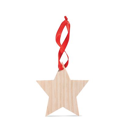 Hanging wooden star