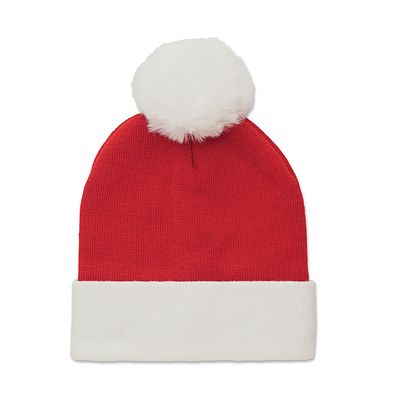 Gorro de punto navideño