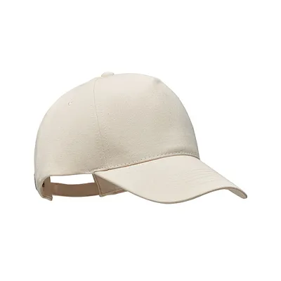 Gorra algodón orgánico 250 gr/m² cream