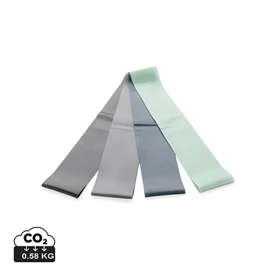 4-piece Elastic Fitness Bands in Bag