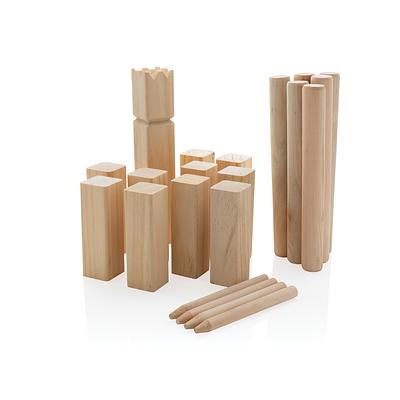 Juego kubb de madera