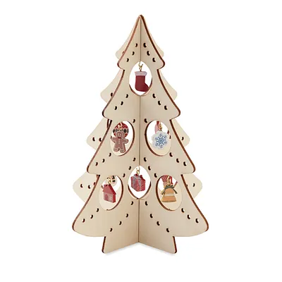 Wooden Christmas tree decoration