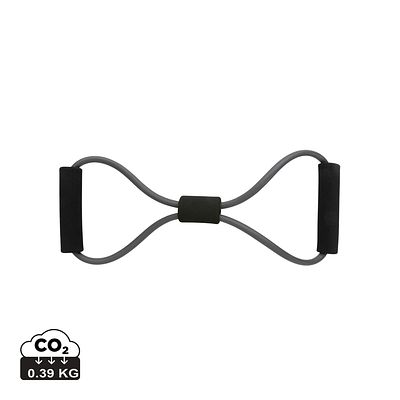 8-shaped fitness band in bag