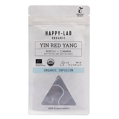 Yin Red Yang Bolsa Compostable 8 pirámides